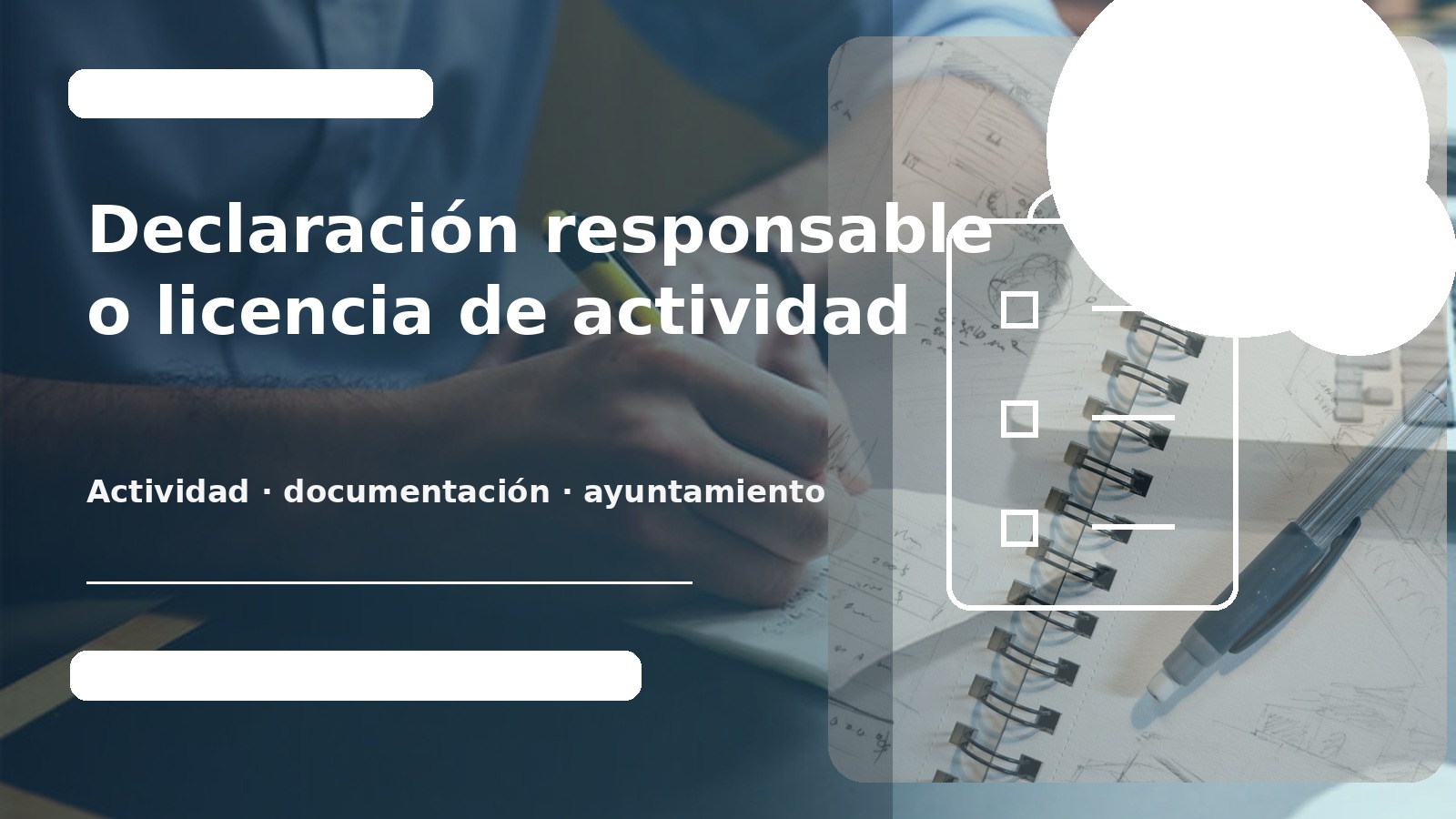 Declaración responsable o licencia de actividad en Valencia