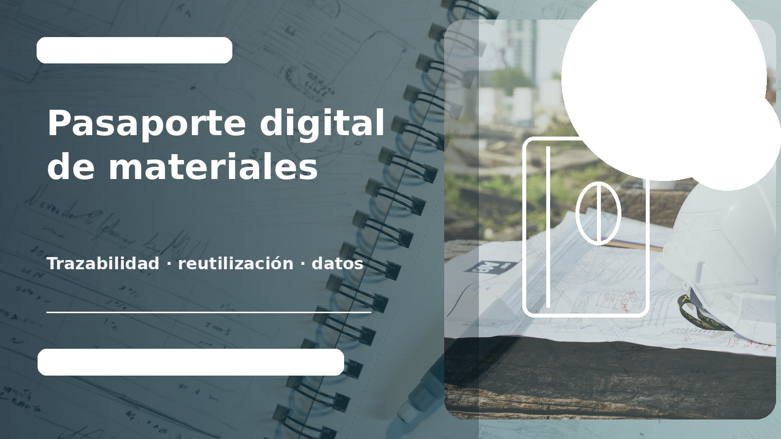 Pasaporte digital de materiales en construcción